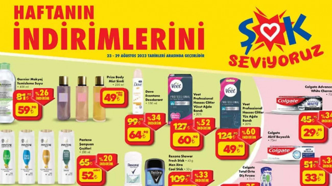 ŞOK 23 AĞUSTOS 2023 KATALOĞU
