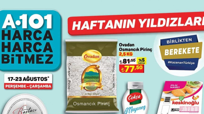 A101 19 AĞUSTOS 2023 KATALOĞU