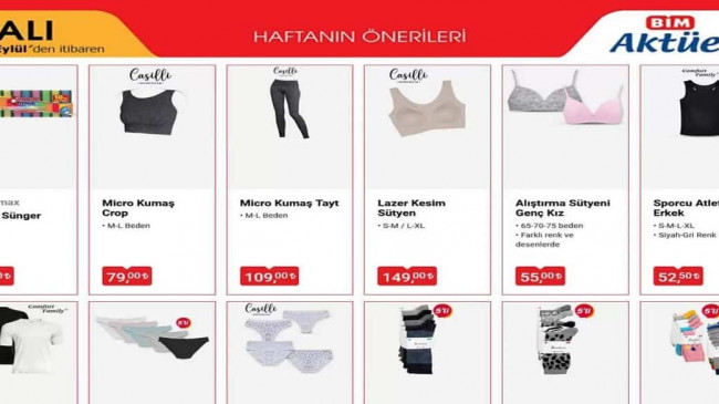BİM 5 EYLÜL 2023 KATALOĞU