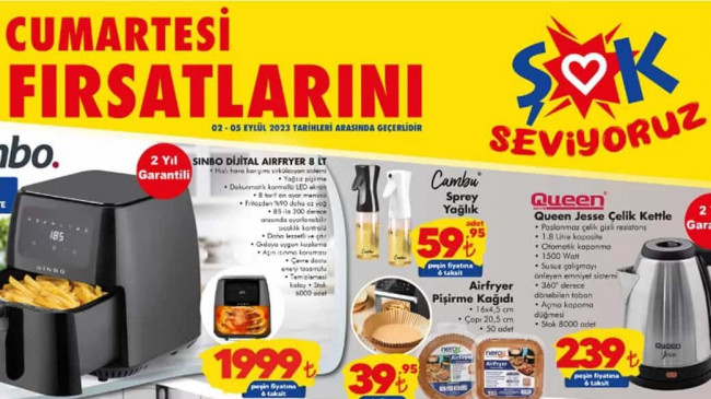 ŞOK 2 EYLÜL 2023 KATALOĞU