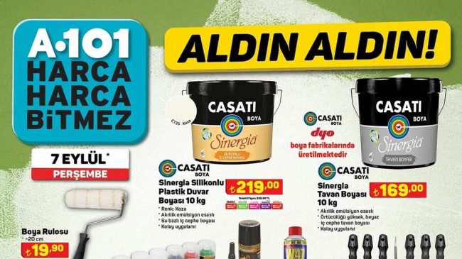 A101 7 EYLÜL 2023 KATALOĞU