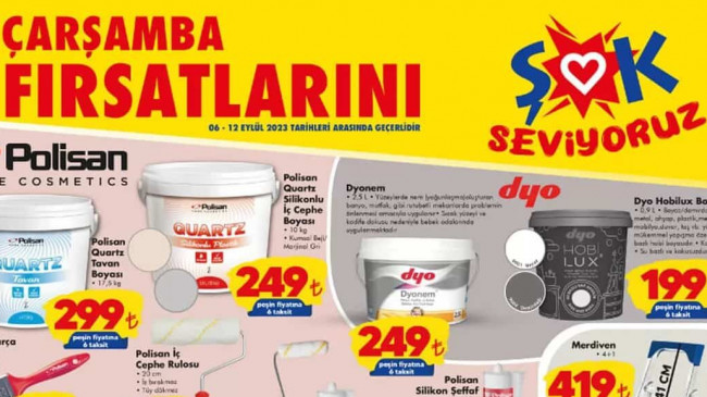 ŞOK 6 EYLÜL 2023 KATALOĞU