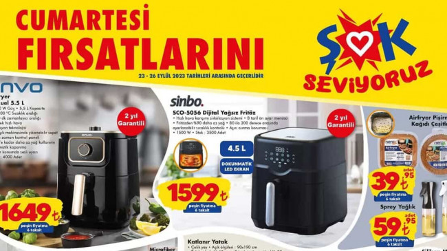 ŞOK 23 EYLÜL 2023 KATALOĞU