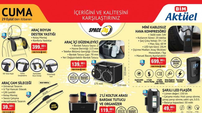 BİM 29 EYLÜL 2023 KATALOĞU