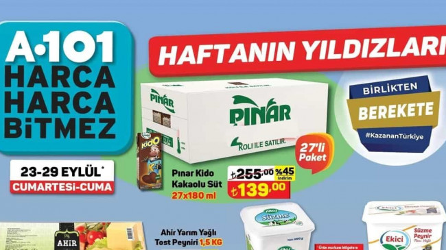 A101 23 EYLÜL 2023 KATALOĞU