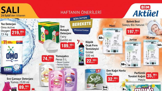 BİM 26 EYLÜL 2023 KATALOĞU