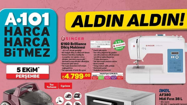 A101 5 EKİM 2023 KATALOĞU