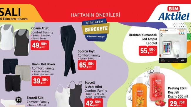 BİM 10 EKİM 2023 KATALOĞU