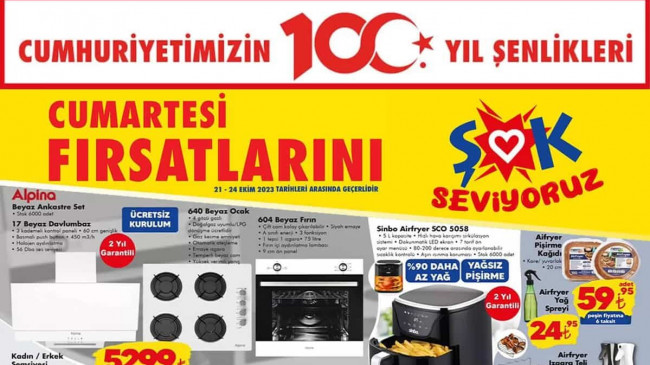 ŞOK 21 EKİM 2023 KATALOĞU