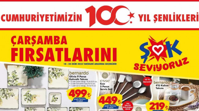 ŞOK 18 EKİM 2023 KATALOĞU
