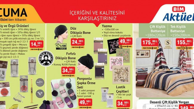 BİM 27 EKİM 2023 KATALOĞU