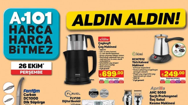 A101 26 EKİM 2023 KATALOĞU