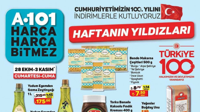 A101 28 EKİM 2023 KATALOĞU
