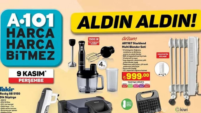 A101 9 KASIM 2023 KATALOĞU