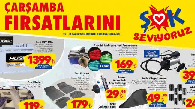 ŞOK 8 KASIM 2023 KATALOĞU