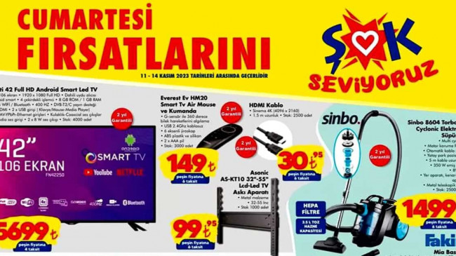 ŞOK 11 KASIM 2023 KATALOĞU