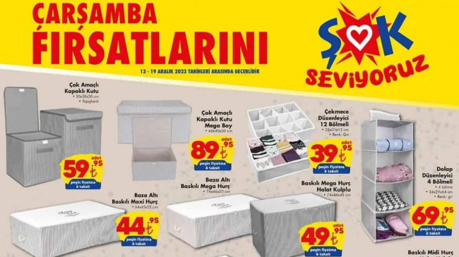 ŞOK 13 ARALIK 2023 KATALOĞU