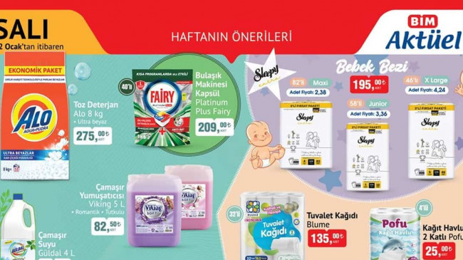 BİM 2 OCAK 2024 SALI KATALOĞU