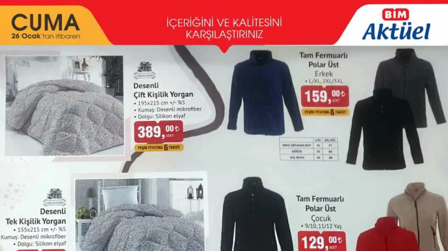 BİM 26 OCAK 2024 KATALOĞU