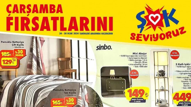 ŞOK 24 OCAK 2024 KATALOĞU